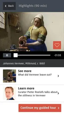 Rijksmuseum android App screenshot 1